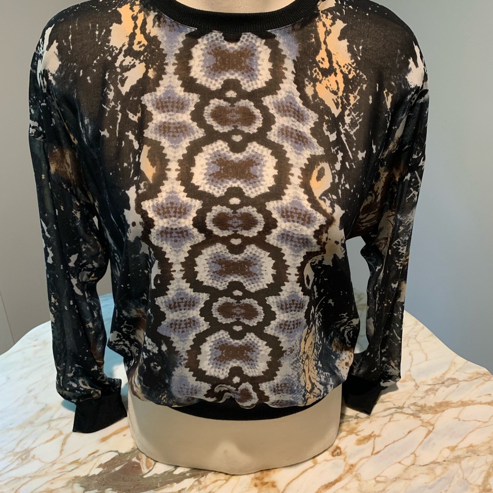Gorgeous, snakeskin shirt from CAbi